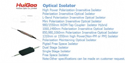 850nm High Power In Line Optical Isolator